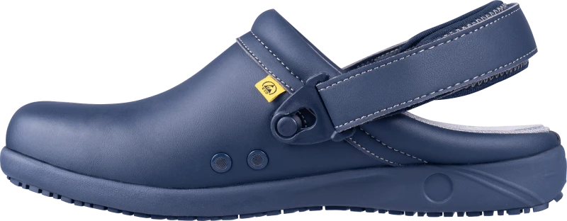 Полуботинки (тип сабо) REMY (РЕМИ), мужские, кожаные ЭВА/резина (синие/NAV) КРО 4344