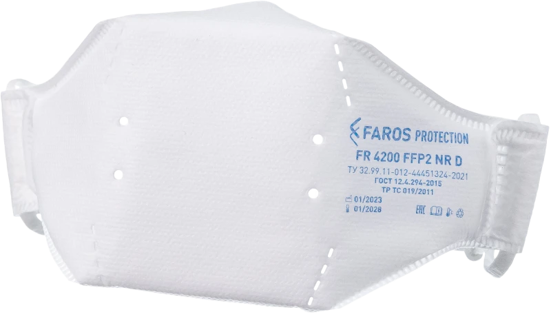 Полумаска фильтрующая FR 4200 (PREMIUM), FFP2 NR D Рес 198