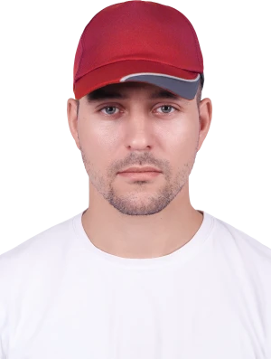 Бейсболка IFORM, красный-серый Шап 557.1