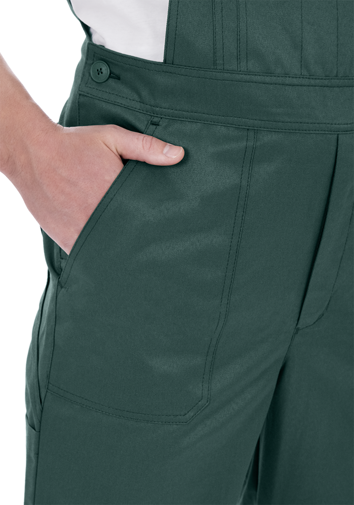 Костюм мужской ТЕХНИК 2 от механических воздействий и ОПЗ (куртка, полукомбинезон), темно-зелёный/черный