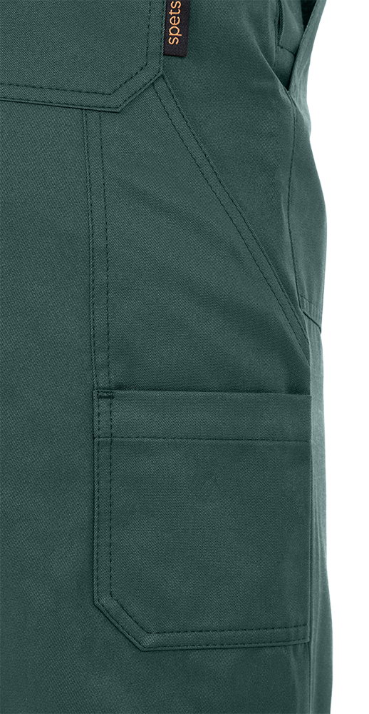 Костюм мужской ТЕХНИК 2 от механических воздействий и ОПЗ (куртка, полукомбинезон), темно-зелёный/черный