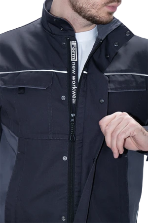 Куртка мужская GT от механических воздействий и ОПЗ, т.серый-серый