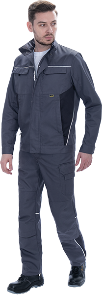 Брюки мужские GT от механических воздействий и ОПЗ, серый-т.серый