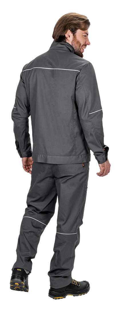 Костюм мужской ДЮРАБЛ от механических воздействий и ОПЗ (куртка, брюки), серый Кос 832