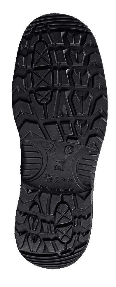 Сапоги TURBO с КП шерст. мех, хромовые ПУ/нитрил ( Сап. 083 )