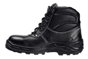 Ботинки TURBO с КП и КС, хромовые ПУ/нитрил (арт. А-113 TURBO КП ПУ/н КС / А - 102 кп,сетка,кс,ПУ/н / 113КП кевларовая стелька /  М122)