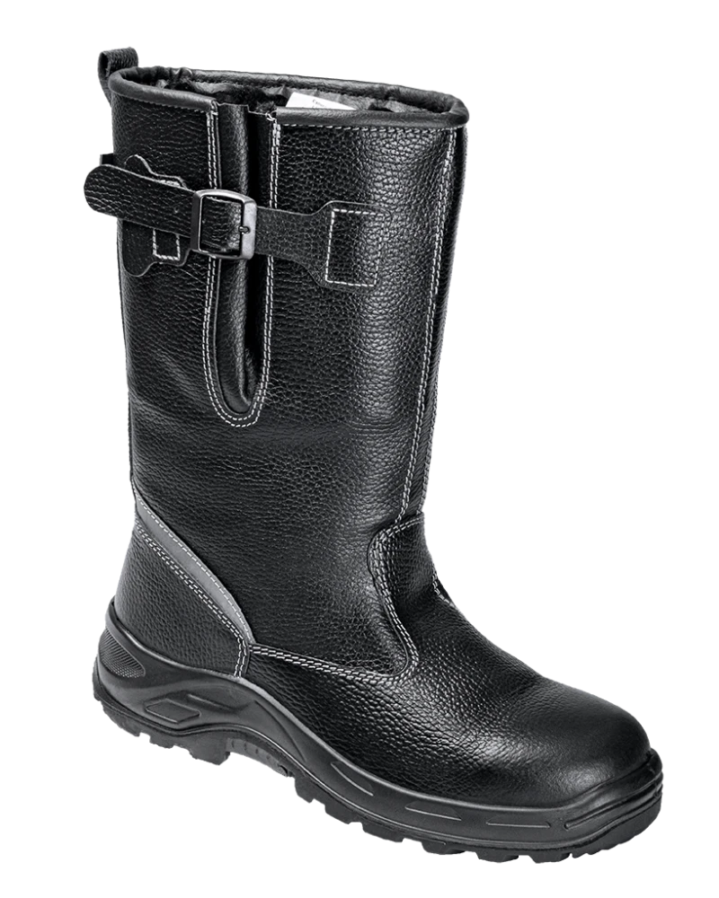 Сапоги TURBO с КП нат. мех, хромовые ПУ/нитрил (А-088 / Сап 088 / А - 111 КП )