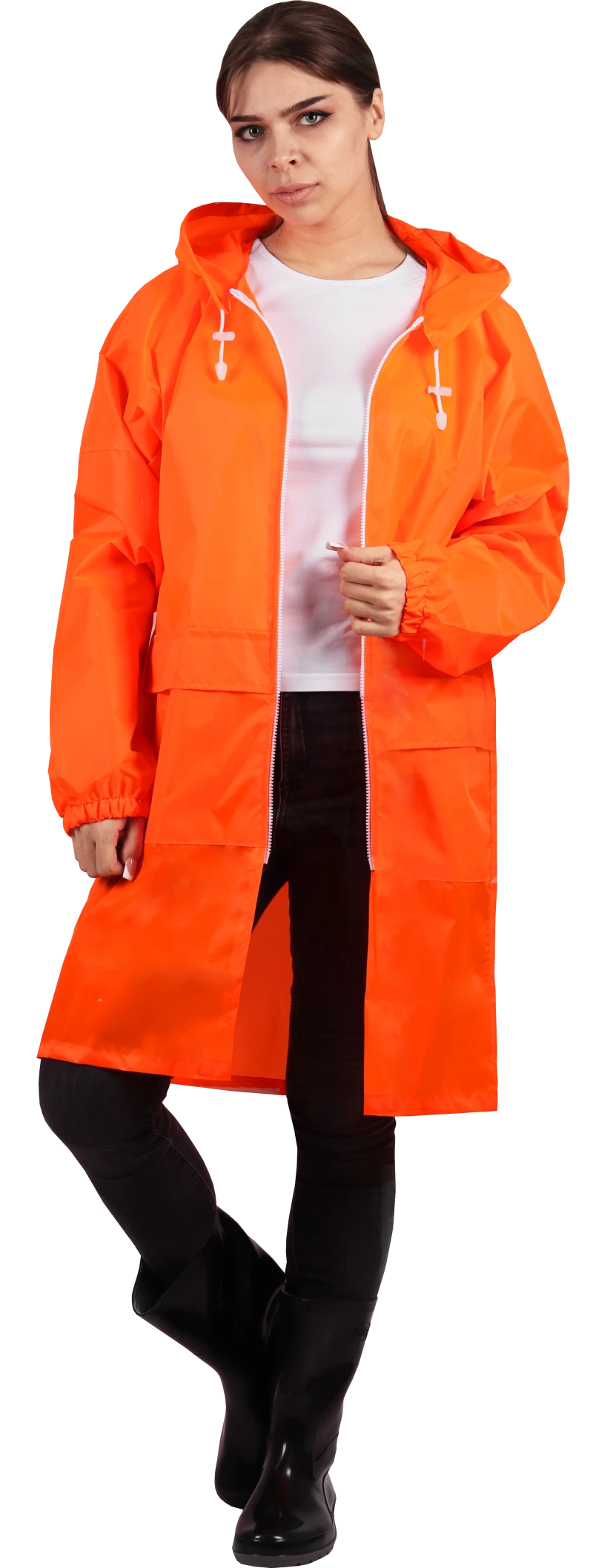 Плащ ТУРИСТ с маркировкой РД, оранжевый Плащ 532